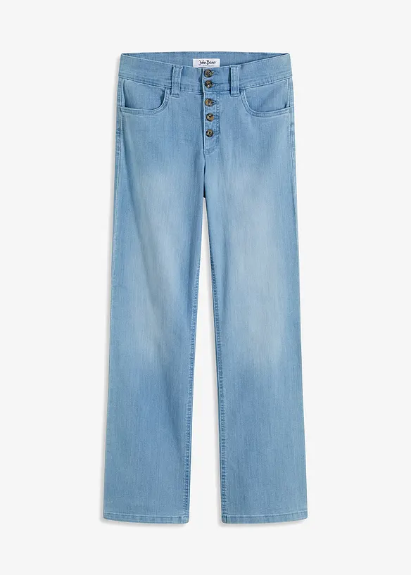 Straight-Jeans High Waist, Stretch, bonprix