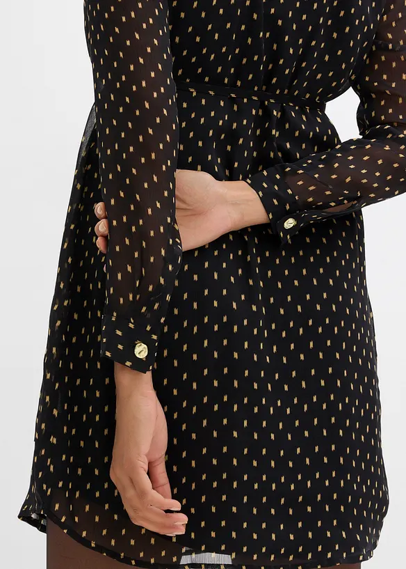 2-in-1 Umstands- und Stillkleid aus Chiffon, bonprix