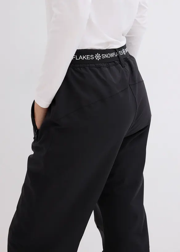 Pantalon chaud de ski avec doublure polaire, imperméable, bonprix