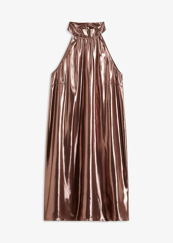 Robe courte en satin, bonprix