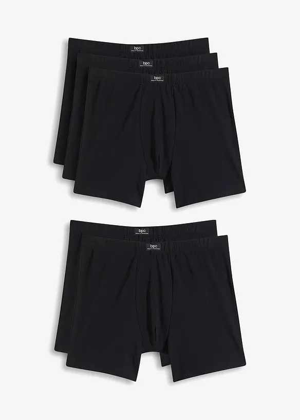 Lot de 5 boxers Midi coton, bonprix