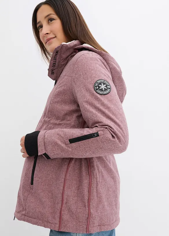 Kuschelige 3-in-1 Umstandsjacke und Tragejacke, bonprix