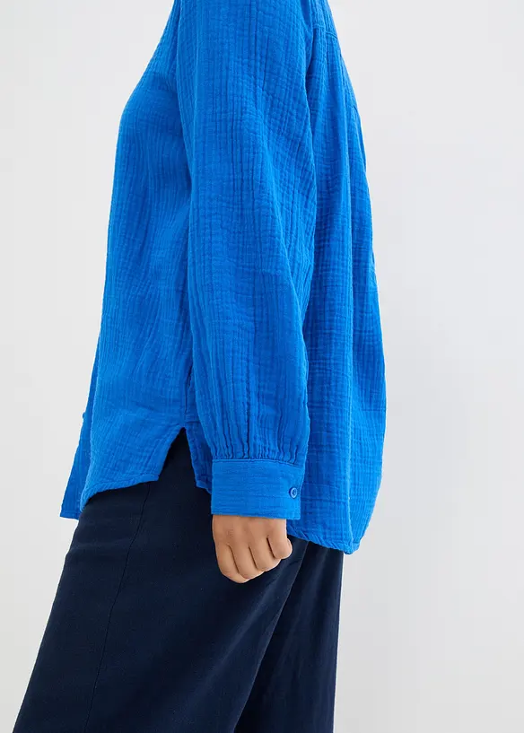 Chemisier long en gaze de coton, bonprix