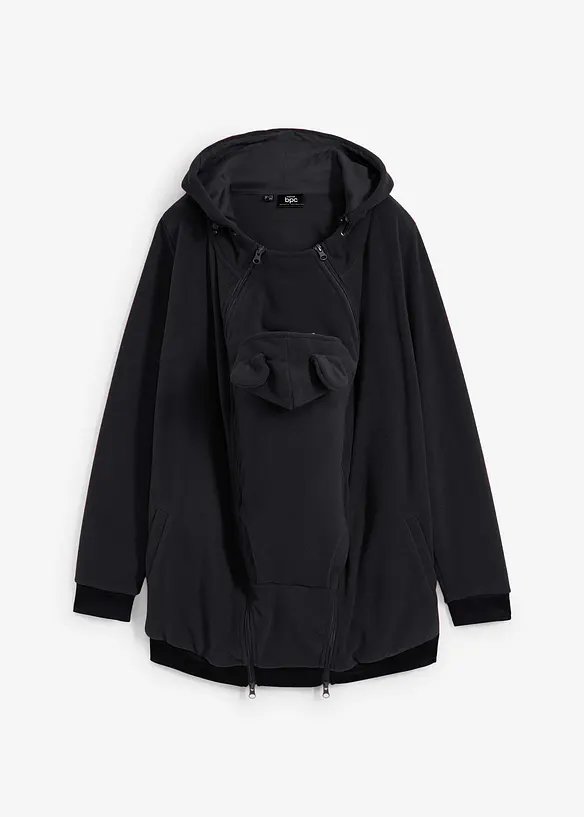 2-in-1 Umstands- und Tragejacke aus Fleece, bonprix