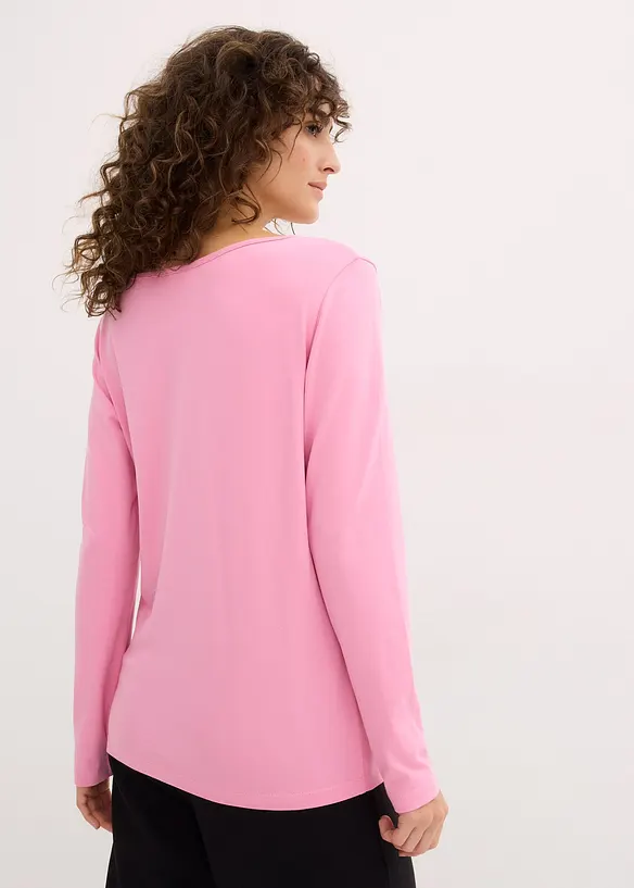 Figurbetontes Langarmshirt (2er Pack), bonprix