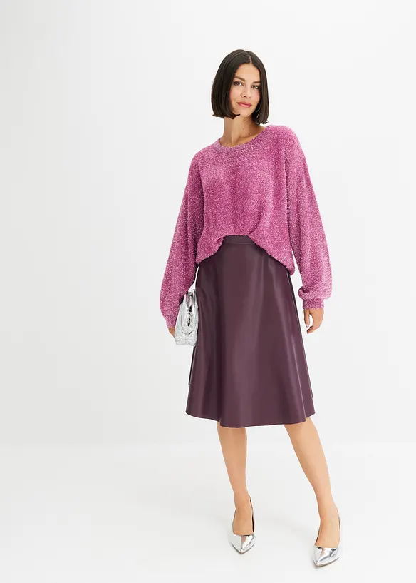 Pullover mit Glitzereffekt, bonprix