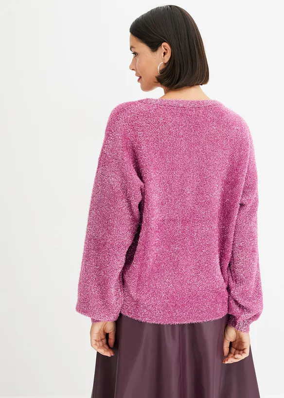 Pullover mit Glitzereffekt, bonprix