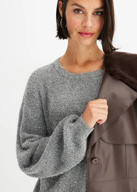 Pull avec effet brillant, bonprix