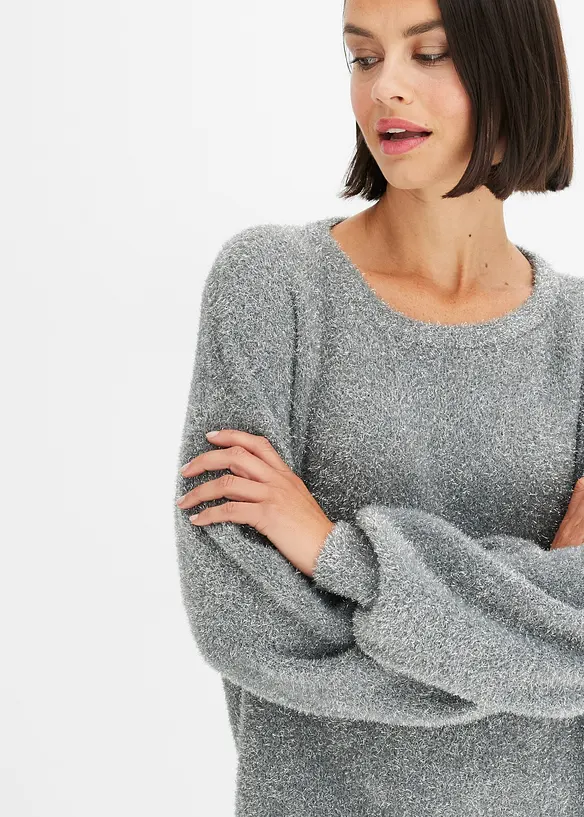 Pull avec effet brillant, bonprix