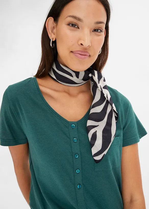 T-Shirt aus Baumwoll-Viskose-Mix, bonprix