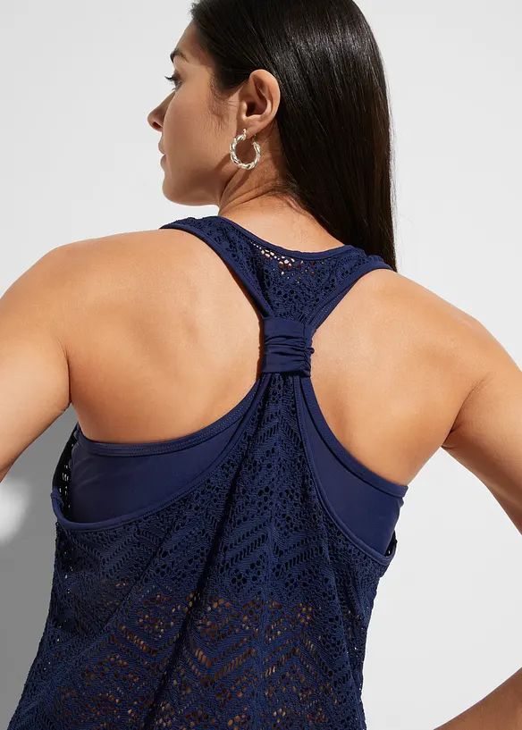 Tankini (2-tlg. Set) aus Spitze, bonprix