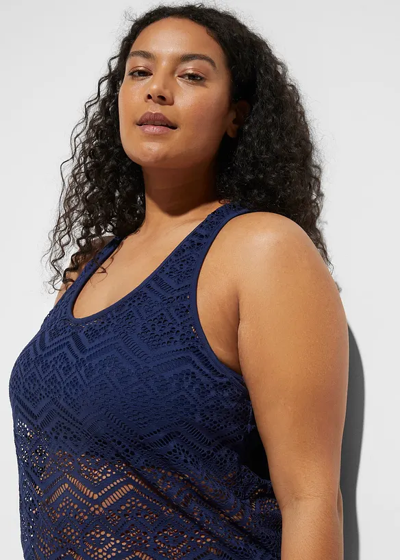 Tankini (2-tlg. Set) aus Spitze, bonprix