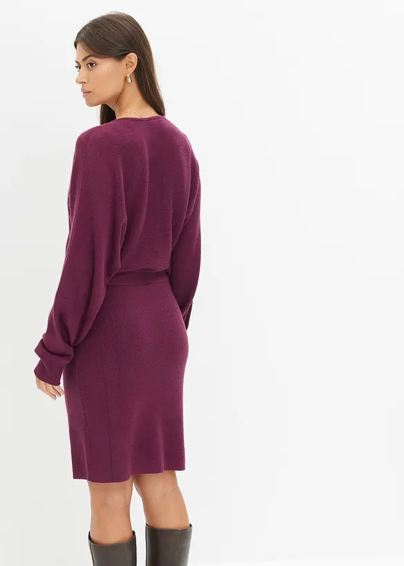 Robe en maille de viscose mélangée, bonprix
