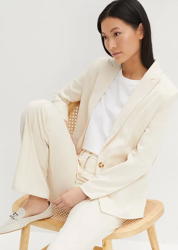 Lässiger Blazer mit recyceltem Polyester, bonprix