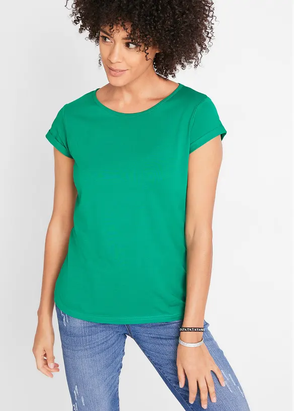 T-Shirt aus reiner Baumwolle, bonprix