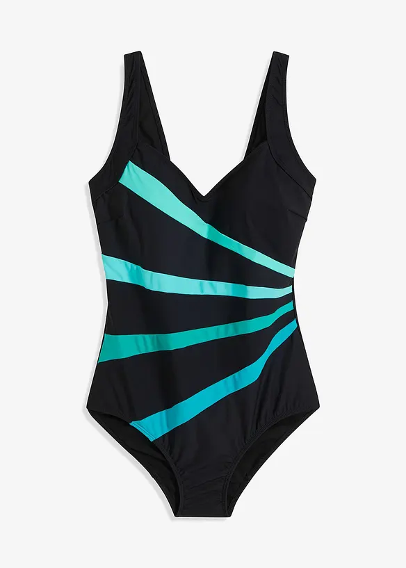 Medium Shape-Badeanzug mit Einsätzen, bonprix