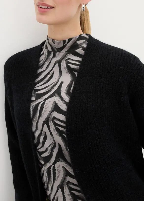 Manteau en maille avec de l’alpaga, bonprix