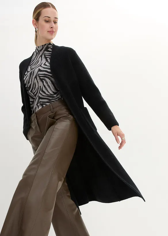 Manteau en maille avec de l’alpaga, bonprix