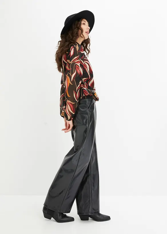 Chiffonbluse mit Ballonärmeln, bonprix