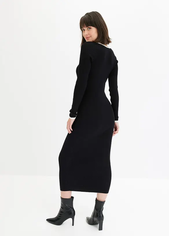 Figurbetontes Strickkleid, bonprix