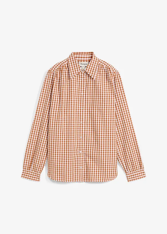 Oversize-Bluse mit Puffärmeln, bonprix