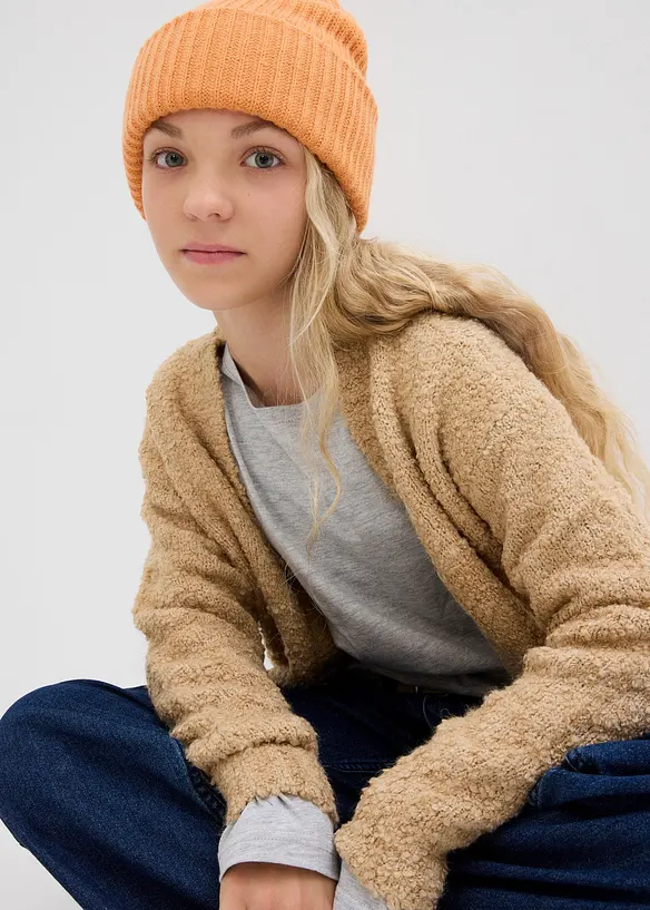 Langarmshirt mit Bio-Baumwolle (3er Pack), bonprix