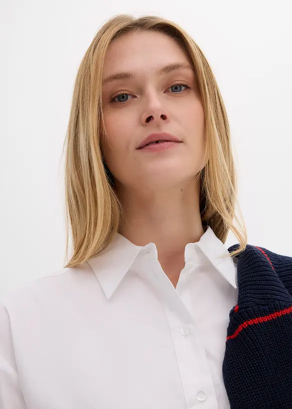 Chemisier oversize 100% coton, bonprix