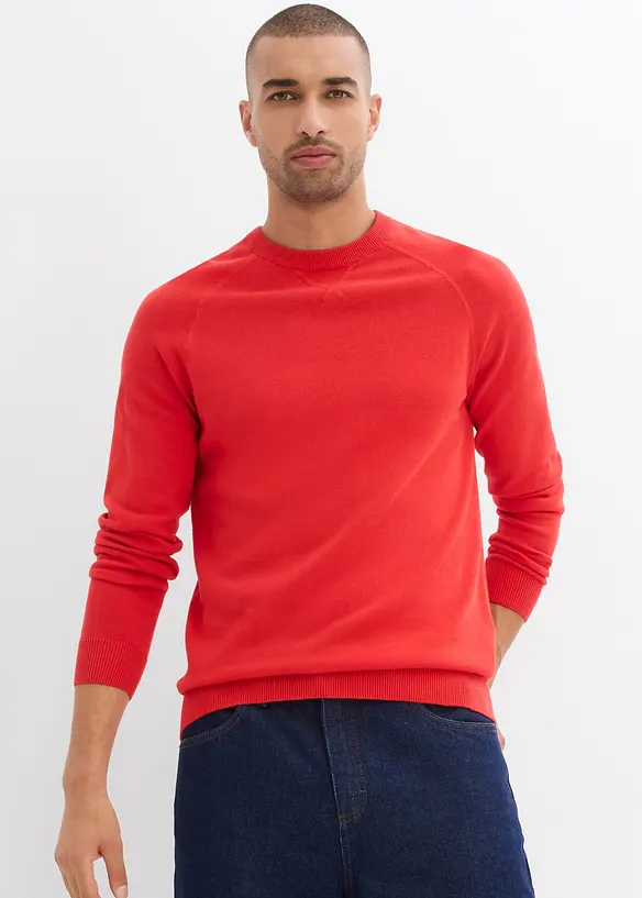Feinstrickpullover (2er Pack) aus reiner Baumwolle, bonprix