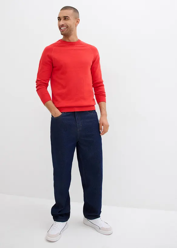 Feinstrickpullover (2er Pack) aus reiner Baumwolle, bonprix