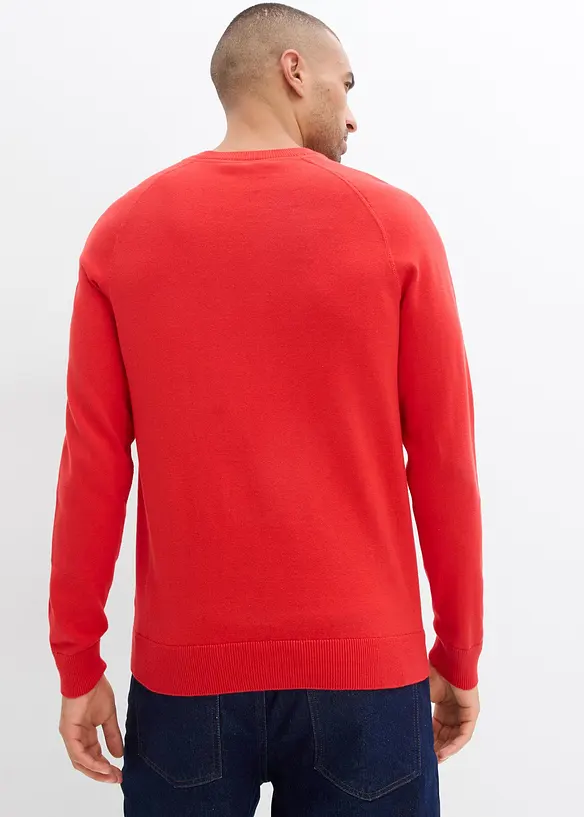 Feinstrickpullover (2er Pack) aus reiner Baumwolle, bonprix