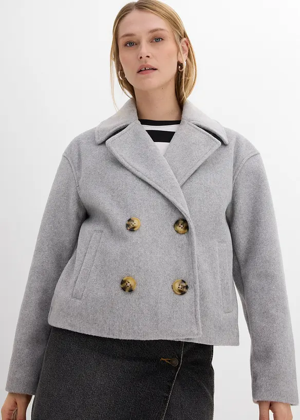 Kurze Jacke in Wolloptik, bonprix