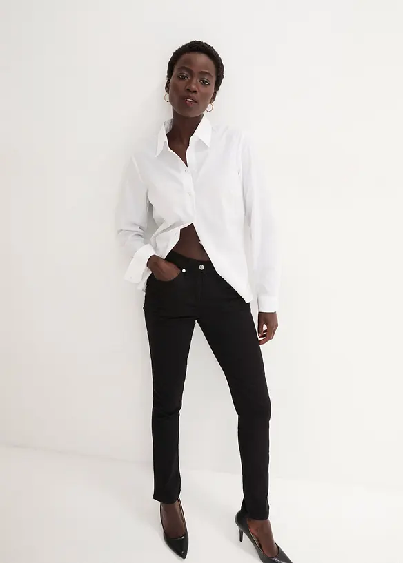 Slim-Fit-Jeans Mid Waist, Super Stretch, bonprix