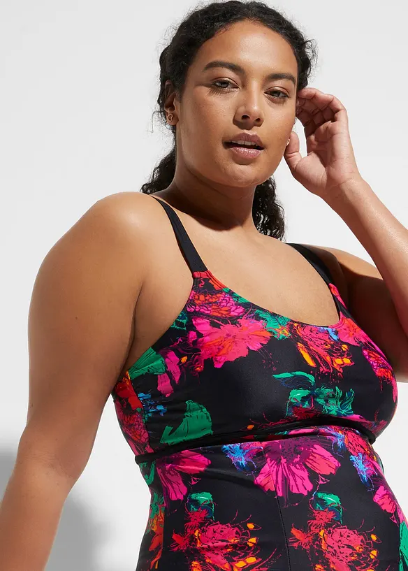 Robe de bain à col rond, bonprix