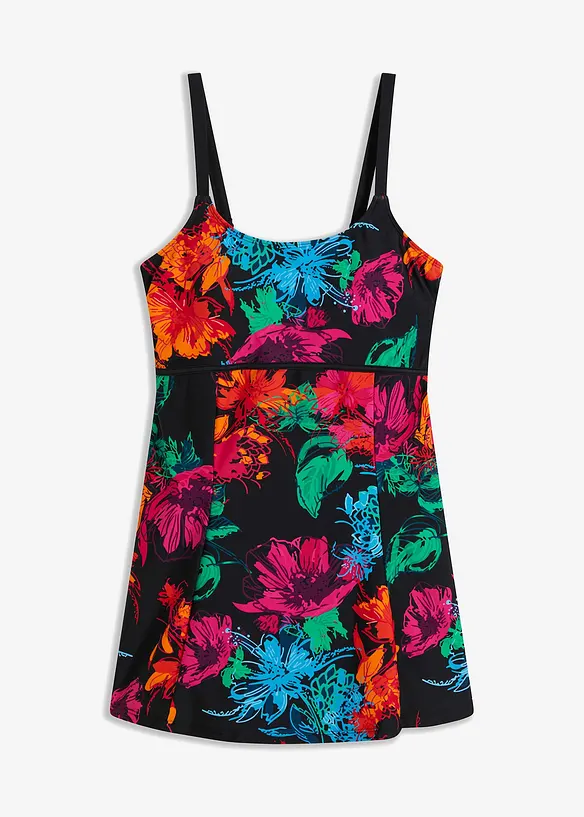 Badekleid mit Rundhalsausschnitt, bonprix