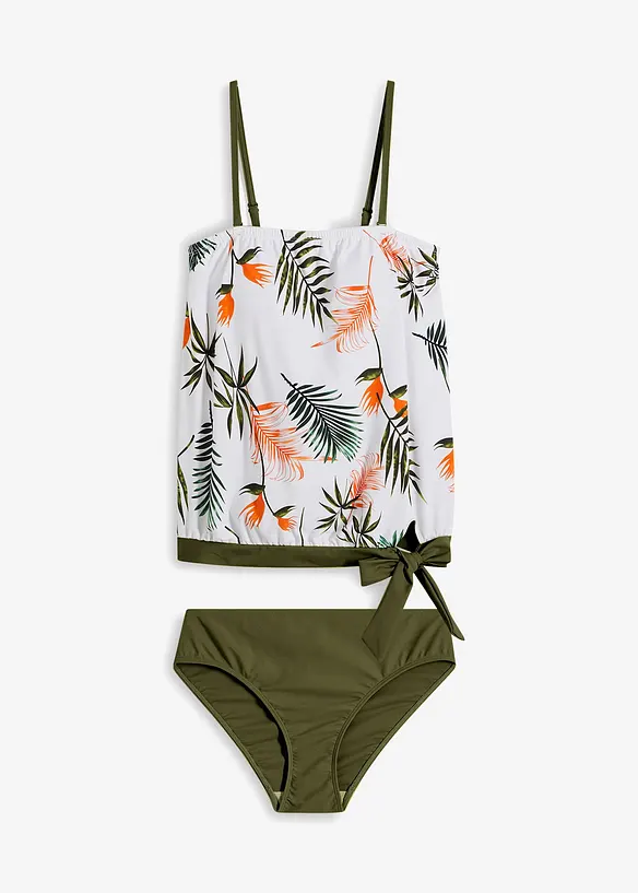 Bandeau-Tankini (2-tlg.Set) mit Multiway-Träger, bonprix