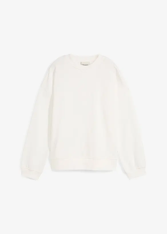 Oversize-Sweatshirt aus reiner Baumwolle, bonprix