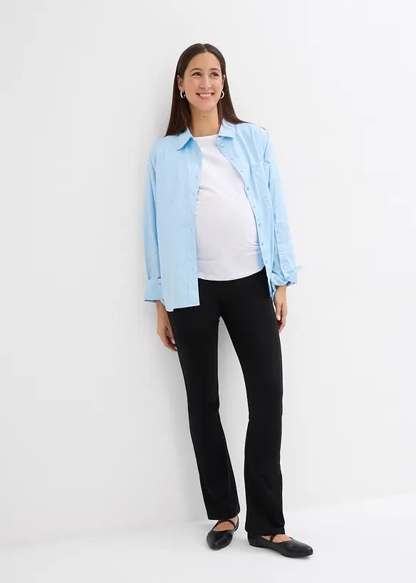Legging post-grossesse en coton, coupe droite, bonprix