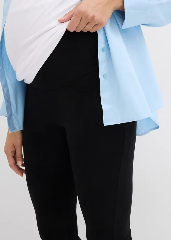 Legging post-grossesse en coton, coupe droite, bonprix