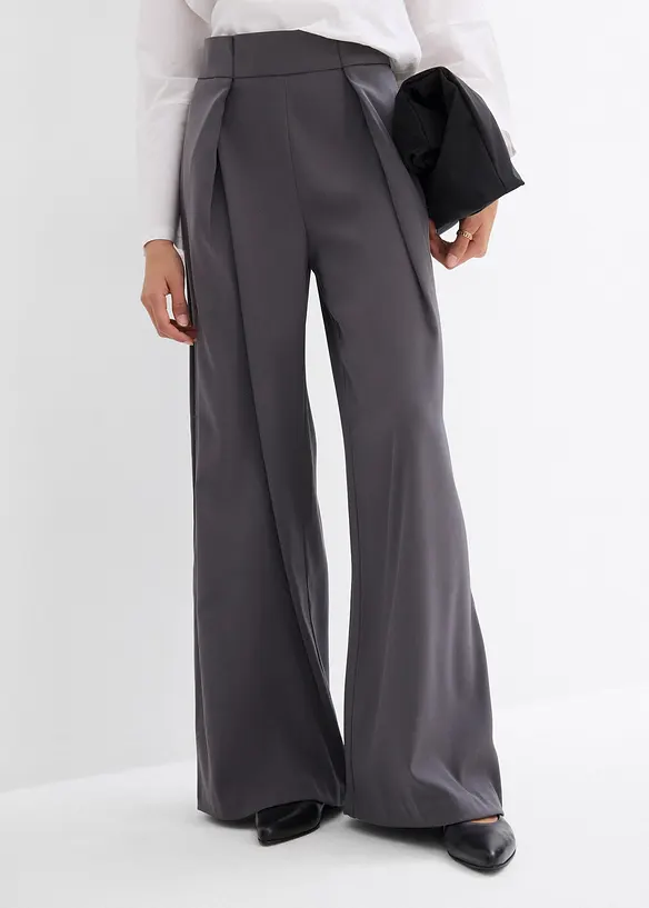 Ausgestellte Bundfaltenhose, bonprix