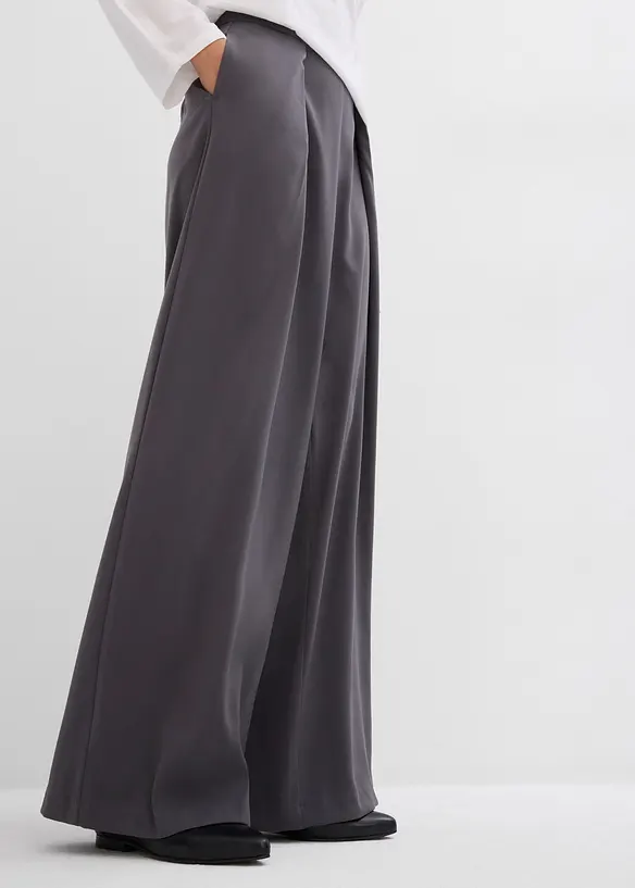 Ausgestellte Bundfaltenhose, bonprix