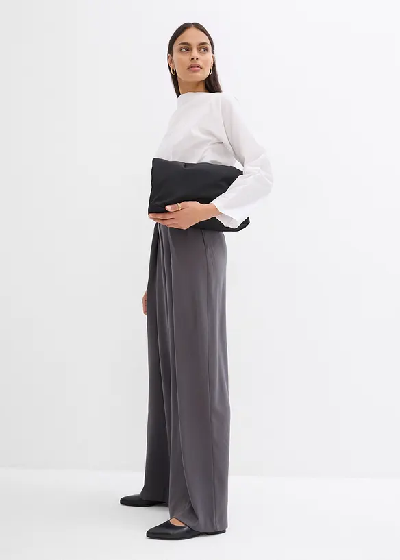 Ausgestellte Bundfaltenhose, bonprix