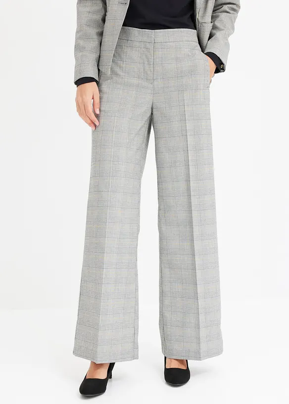 Pantalon large en viscose mélangée, bonprix