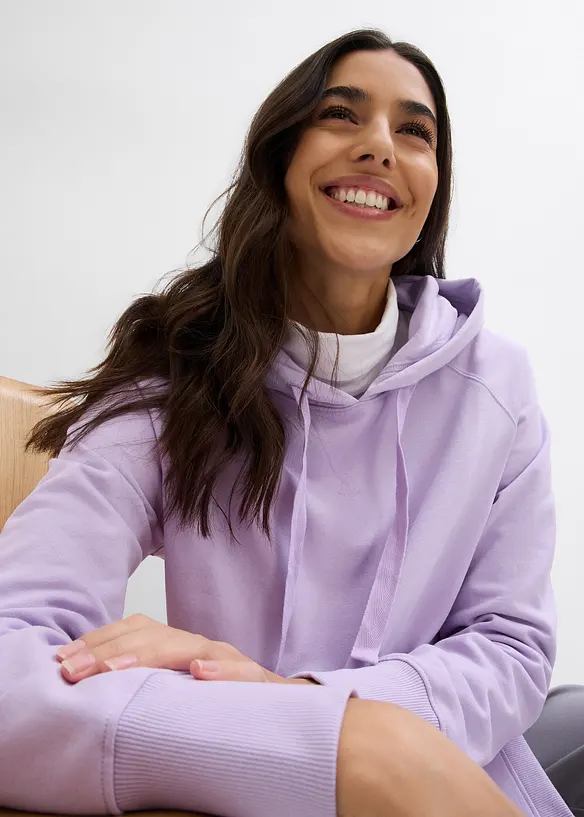 Hoodie mit Seitenschlitzen, bonprix