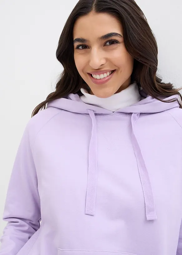 Hoodie mit Seitenschlitzen, bonprix