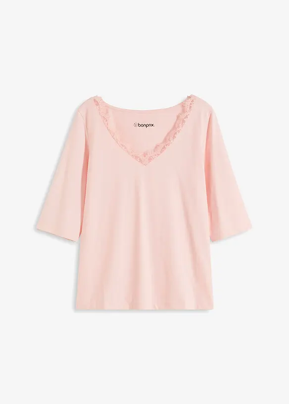 Shirt mit Spitze, bonprix