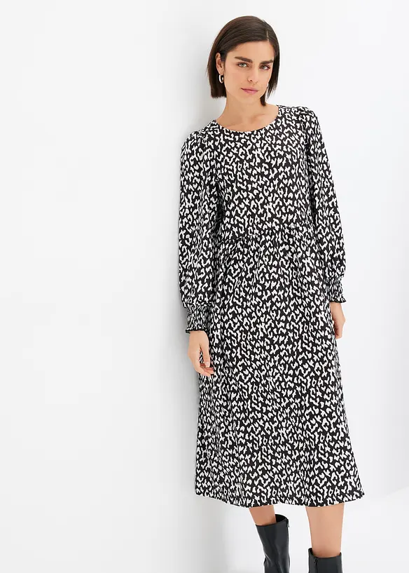 Robe midi imprimée, bonprix