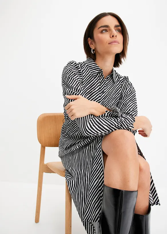 Robe-chemise imprimée, bonprix