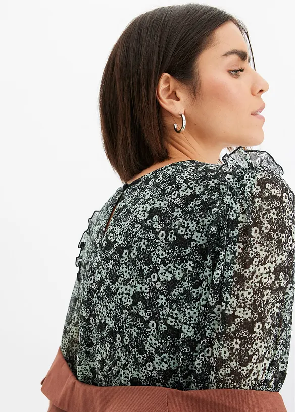 Robe midi imprimée, bonprix