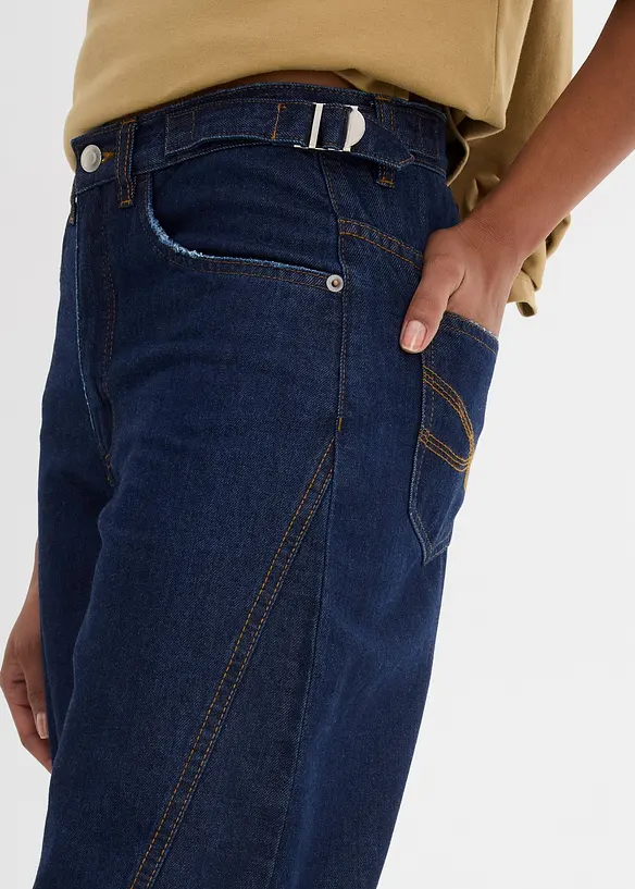 Jean Balloon taille mi-haute, bonprix