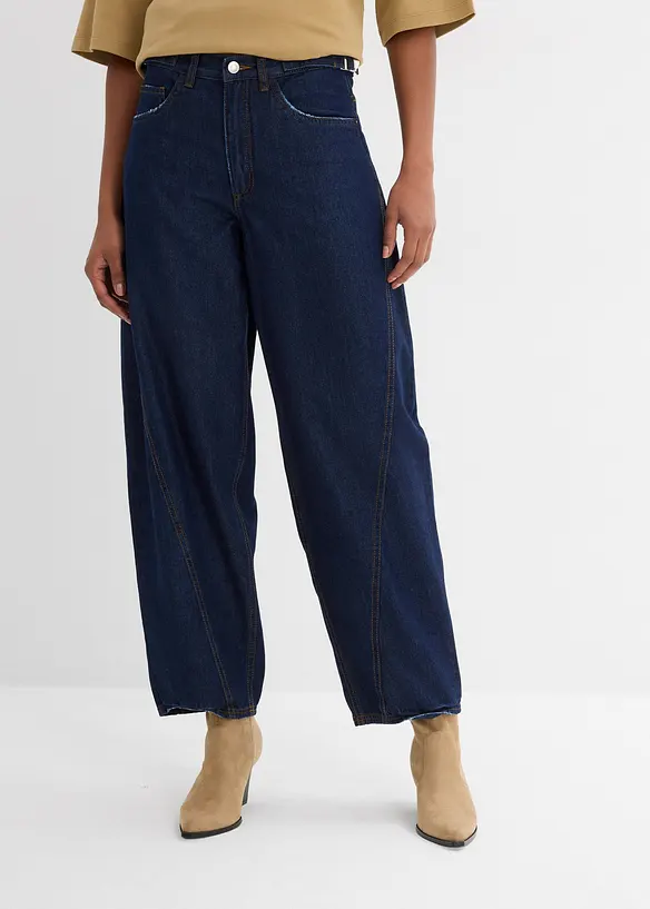 Jean Balloon taille mi-haute, bonprix